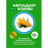 МІЛАДАР КОМБІ, ВГ (Нікосульфурон, 600 г/кг + тифенсульфурон-метил, 150 г/кг.)